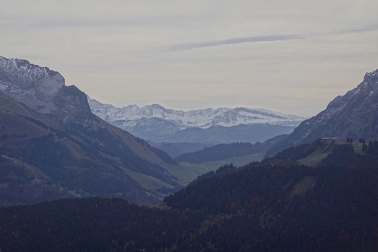 Col des Aravis between La Clusaz and La Giettaz, Haute-Savoie