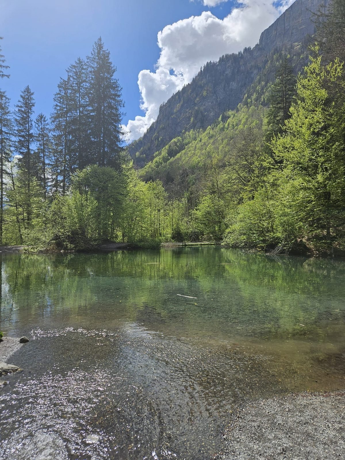 Le Plan des Lacs et son miroir émeraude, Cirque du Fer-à-Cheval