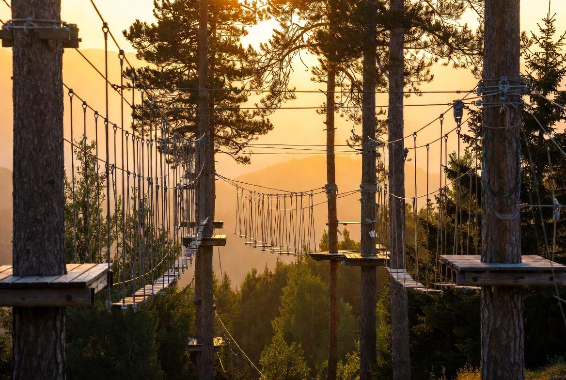 La Forêt Magique — Kletterwald in Chamonix