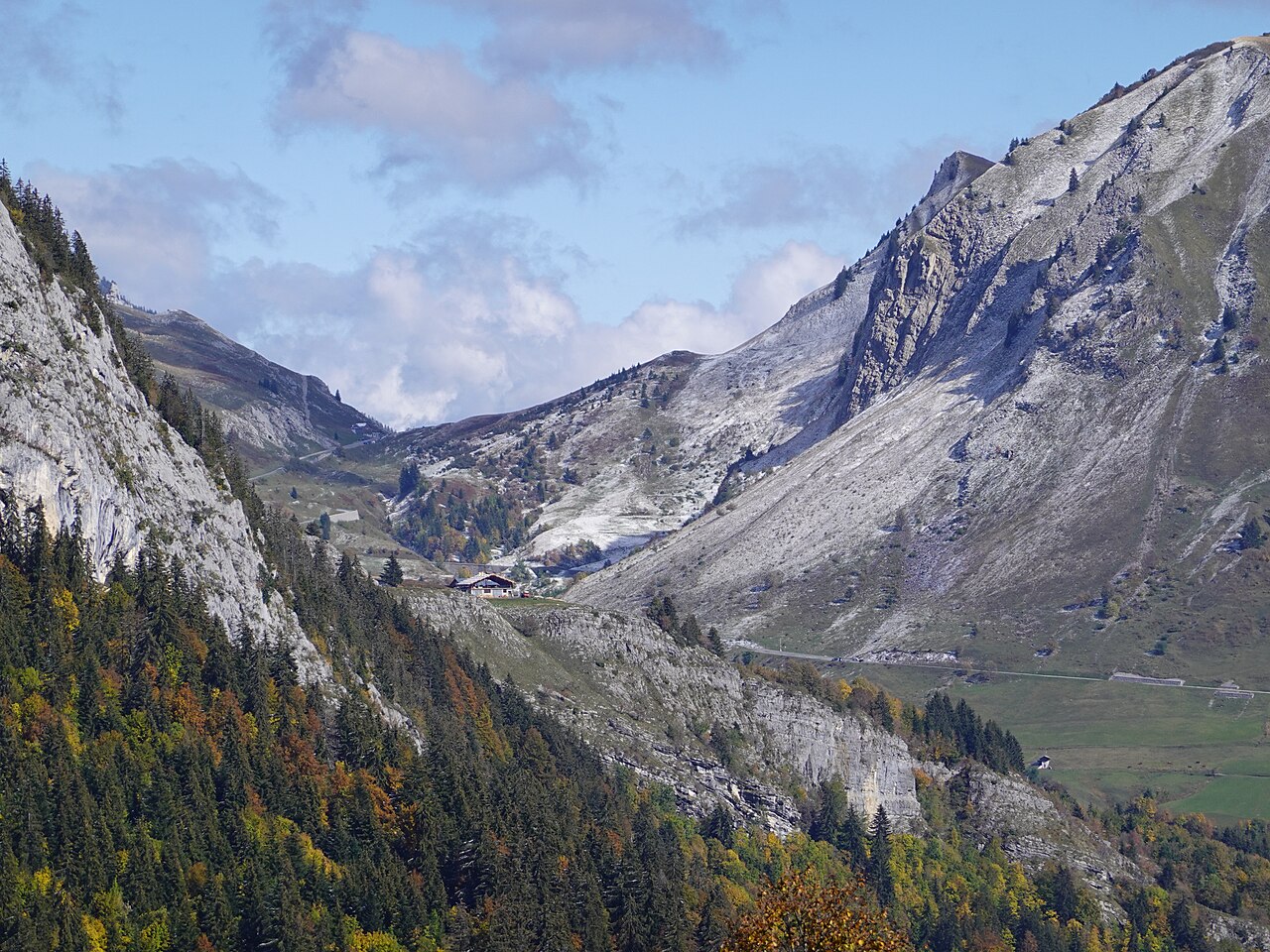 Col de la Colombière at Le Reposoir in Haute-Savoie