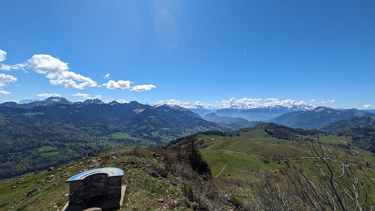 Pointe de Miribel in Villard, Haute-Savoie