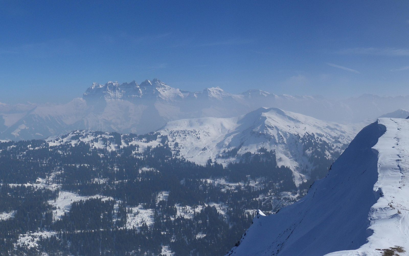 Le domaine skiable de Châtel dans les Portes du Soleil