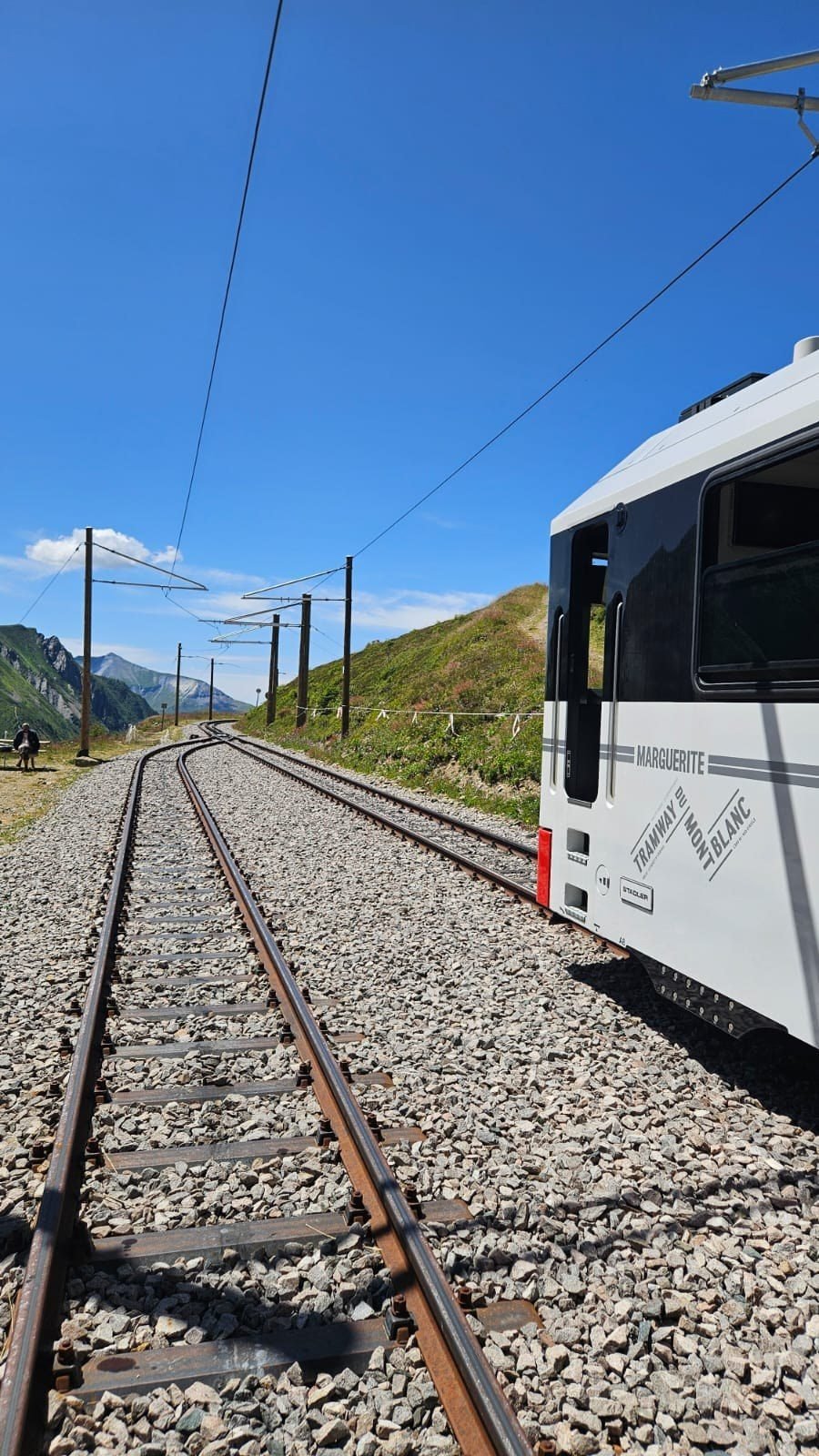 La rame « Marguerite » du Tramway du Mont-Blanc, ligne vers le Nid d'Aigle